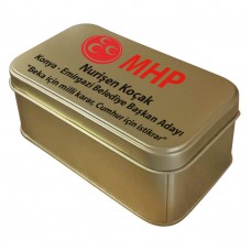 75x140x55 METAL KUTU TÜRK KAHVESİ BASKILI AMBALAJ UYGULAMASI